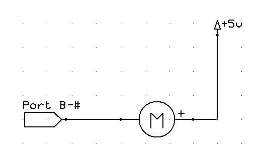 Motor Driven from PIC Port, Active Low