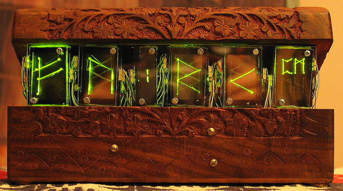 Ted Johnson's Edge-Lit Clock