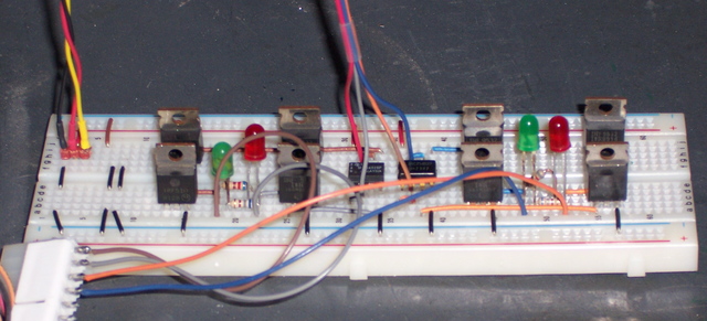 Dual H-Bridge MOSFET Stepper Motor Driver