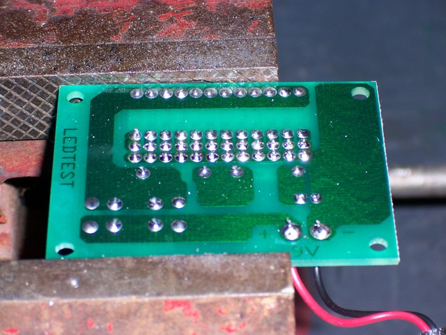 LED Tester, Solder Side