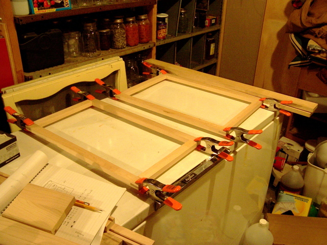 Gluing up Picture Frames